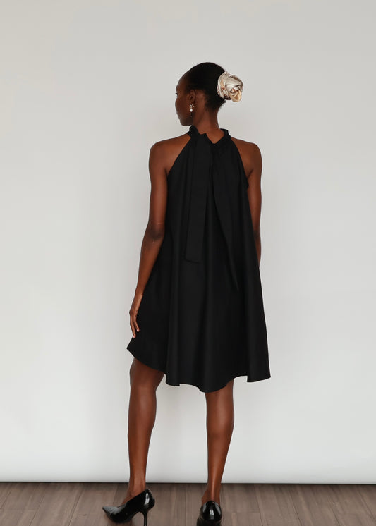 Cindy Cotton Dress - Black
