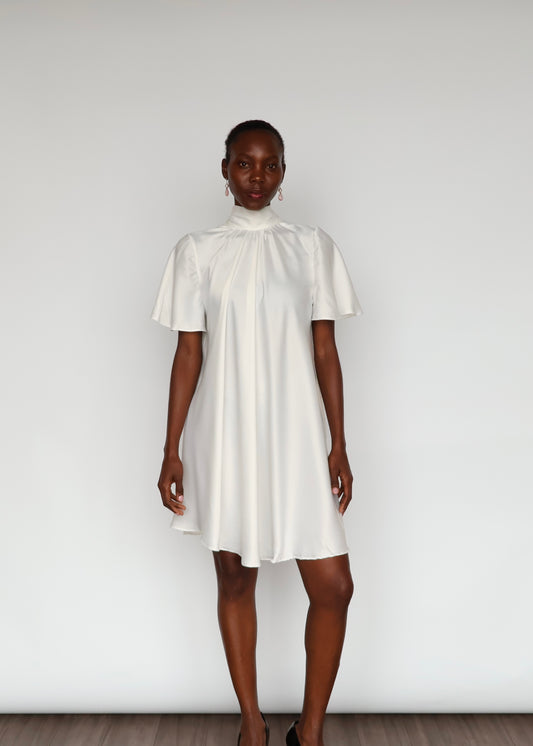 Nawiri Silky Crepe - White