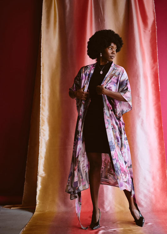 Lavender Pink Kimono